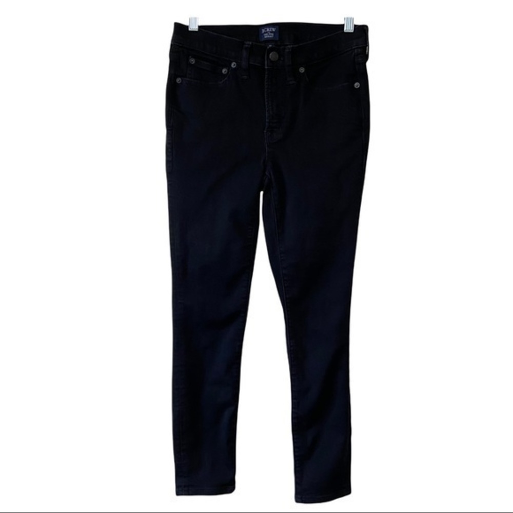 NWOT, J. Crew Mid Rise 9 inch Skinny Black Jeans, Excellent Condition, Size 27